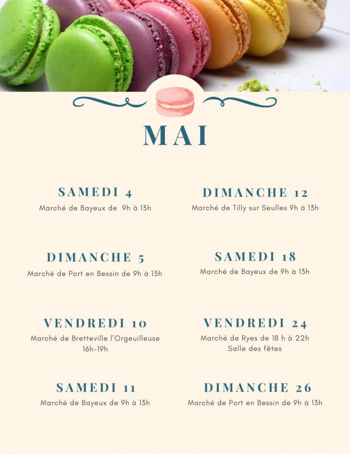 Macarons artisanaux et frais Caen